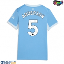 Ženski Nogometni dresi Manchester City Elliot Anderson #5 Domači 2026-27 Kratek Rokav